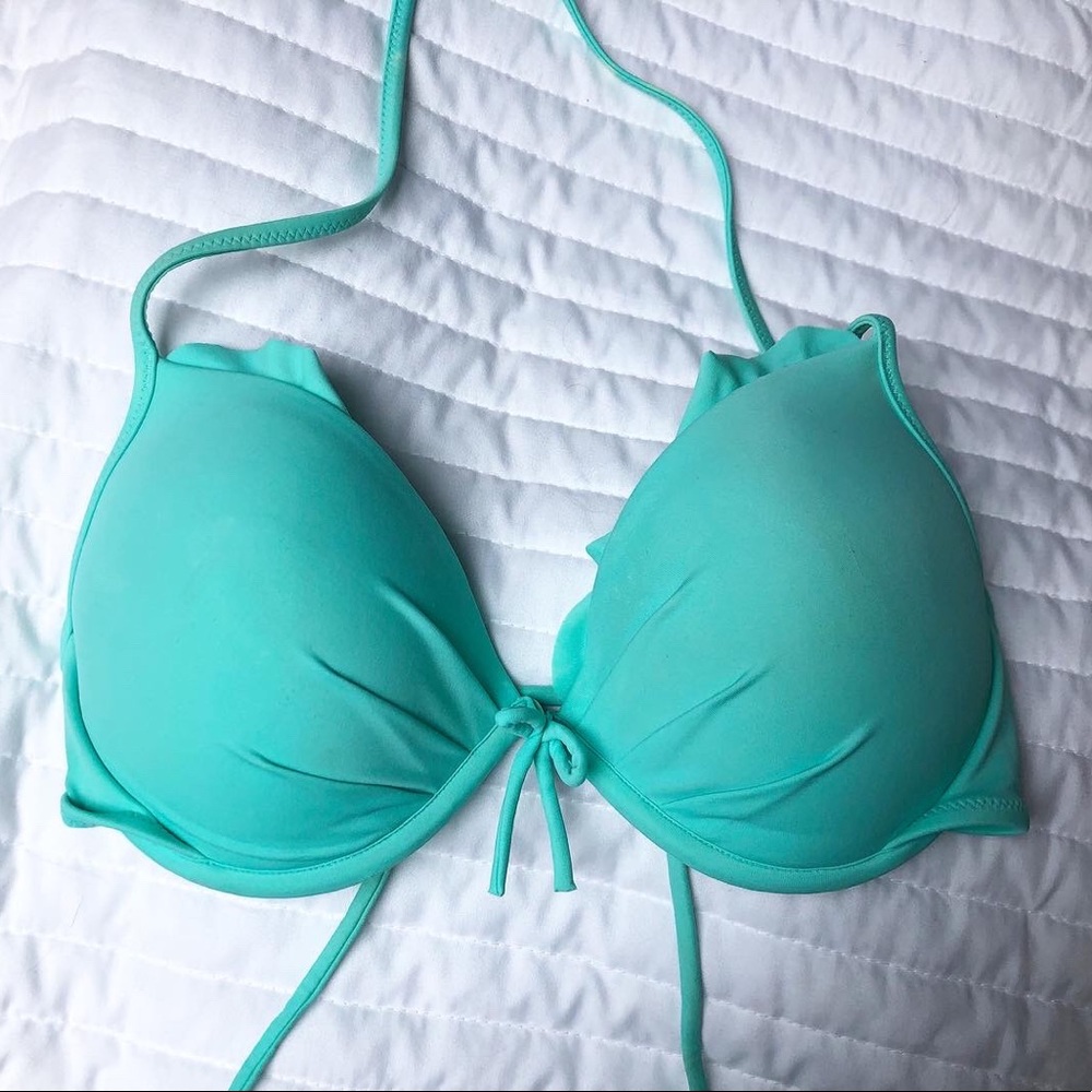 VS teal swimsuit top